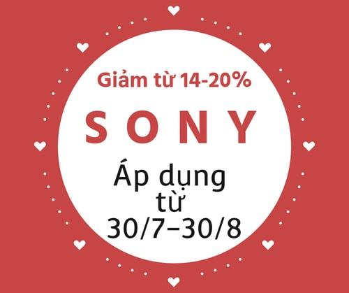 Khuyến mại ngành hàng Sony