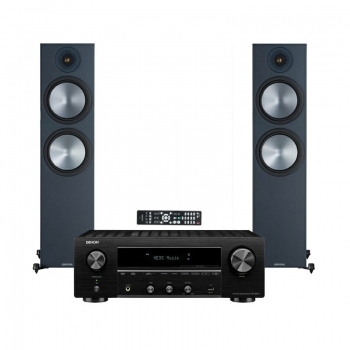 Dàn nghe nhạc Monitor Bronze 500 và Denon DRA-800H