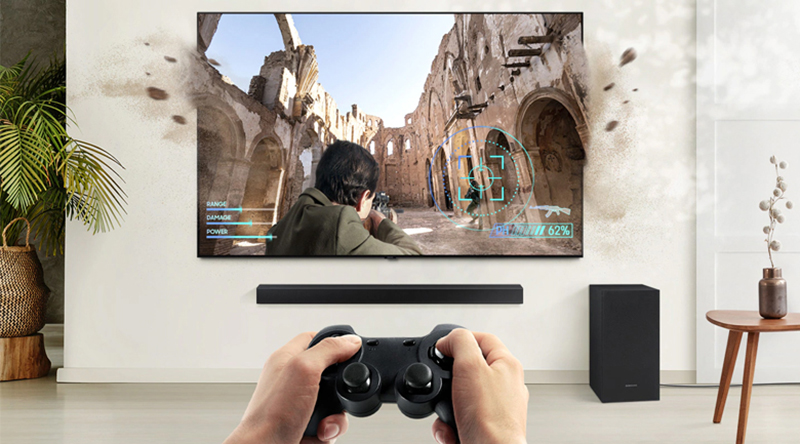 HW-T420 hỗ trợ âm thanh chơi game