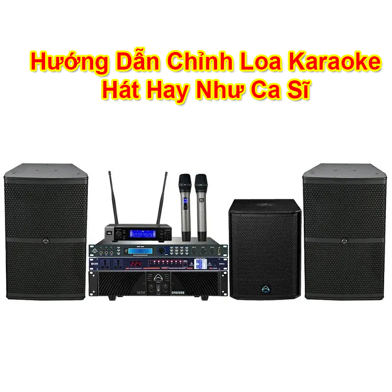 Hướng dẫn chỉnh loa karaoke để hát hay như ca sĩ, và không bị hú rít