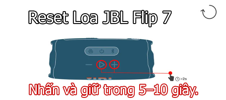 Hướng Dẫn Reset Loa JBL Flip 7