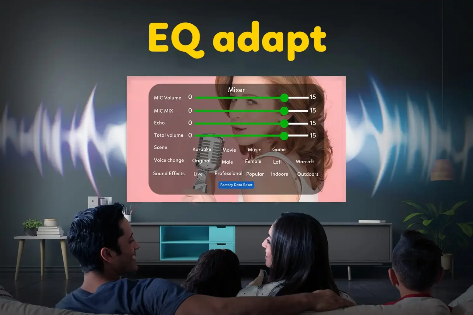 Tích Hợp EQ Điều Chỉnh Âm Thanh Karaoke